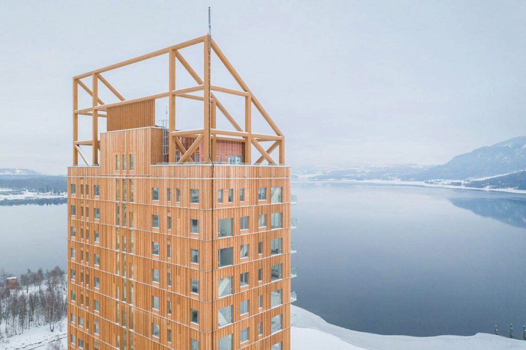 L&rsquo;architettura che sceglie il legno